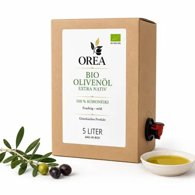 Produktbild von OREA Olivenöl  griechisches Olivenöl nativ extra – Bag-in-Box 5 L