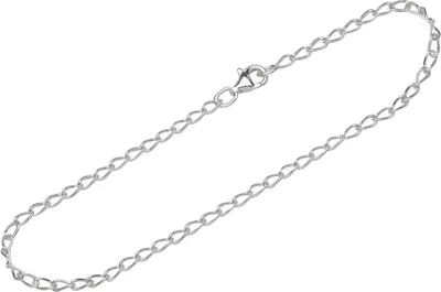 Produktbild von Armband 925 Sterling Silber 19cm Langpanzerkette diamantiert Herren Armkette Neu