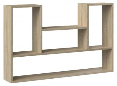 Produktbild von Topeshop BILBAO 4P SONOMA, Schweberegal, Wandverteiler, Partikelbord, Eiche, Universal, 6 kg