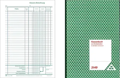 Produktbild von RNK Kassenblock DIN A4 2x50Bl nummeriert