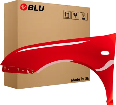 Immagine prodotto di BLU Parafango compatibile con VW Volkswagen Bora 1J1 1J6 LY3D Sinistra Rot TornadoRot | 1998-2005 | Anteriore | Verniciato | Pronto per il montaggio | Acciaio