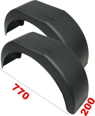 Obrázek produktu pro 2 x blatník 200x770mm blatníky na přívěs 20/77 cm 20x77cm