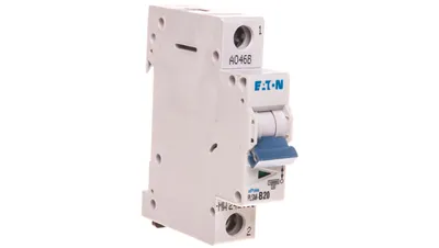 Zdjęcie produktu dla Wyłącznik automatyczny 1P B 20A 10kA AC PLSM-B20-MW 242181