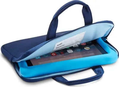 Obrázek produktu pro Obal NuPro se zipem pro tablet Fire 7 Kids Edition, tmavě modrá/modrá
