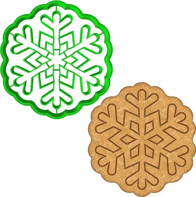 Produktbild von Cookie Monster Płatek 23 Plätzchenform Schneeflocke Weihnachten