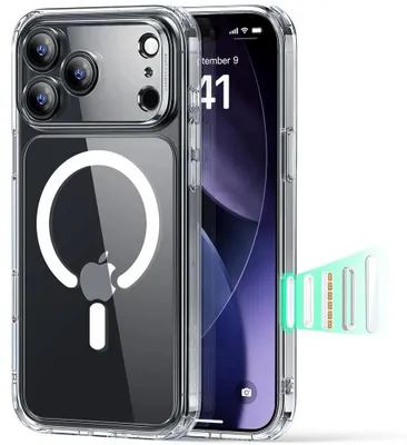 Produktbild von ESR - Classic Hybrid HaloLock Schutzhülle für iPhone 17 Pro Max - transparent