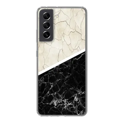Produktbild von MuchoWow® Handyhülle Schutzhülle Hülle für Samsung Galaxy S21 FE Marmor - Muster - Luxus Silikon Softcase Handy Hülle - Mobiltelefonhülle