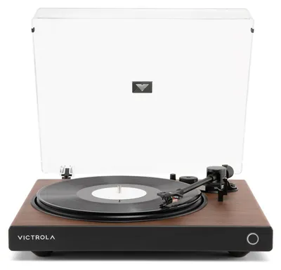 Obrázek produktu pro Victrola VPT-1520-WLN-INT Wave gramofon hnědý