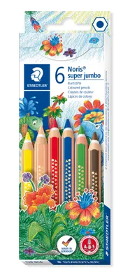 Produktbild von Farbstift Noris 6er Super Jumbo 126 im Kartonetui
