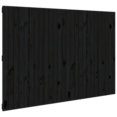 Obrázok produktu pre vidaXL Nástenné čelo čierne 166x3x110 cm Masívne borovicové drevo