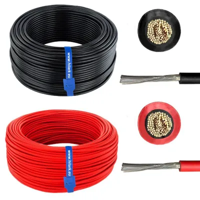 Produktbild von Solarkabel Set rot 100m + schwarz 100m 1x4mm²