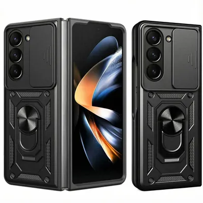 Imagen del producto de Funda Resistente con Anillo para Samsung Galaxy Z Fold 5 -