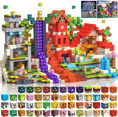 Produktbild von Magnetische Bausteine 220 Stück 2 cm, für Kinder 3-12 Jahre, Lernspielzeug