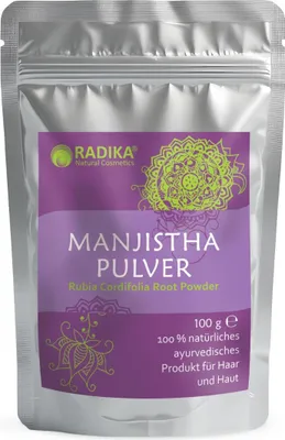 Produktbild von Bioherba Manjistha Pulver Rubia Cordifolia Root Powder 100 g