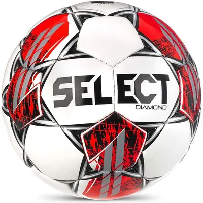 Produktbild von Select Diamond V23 Trainingsball - Weiß / Rot  | Größe: 4