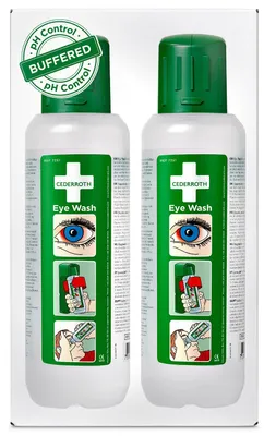 Obrázok produktu pre Cederroth 725200 Výplach očí - 2x 500 ml fľaša