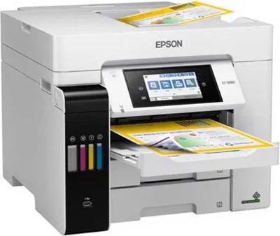 Zdjęcie produktu dla Epson EcoTank ET-5880, Atramentowa, Drukowanie w kolorze, 4800 x 2400 DPI, A4, Bezpośrednie drukowanie, Czarny, Biały