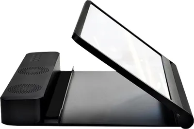 Immagine prodotto di F12 Hd Amplificatore per telefoni cellulari 12 pollici Bluetooth doppio altoparlante Forma 6d Supporto video Nero