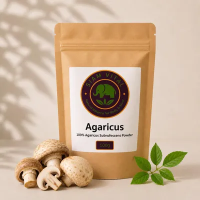 Produktbild von Agaricus blazei Pilzpulver