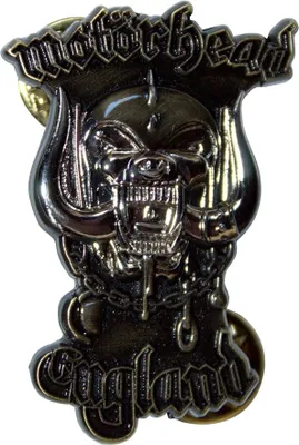 Obrázek produktu pro Motorhead - odznak "England Gold", zinková slitina, smalt RO15162 (jedna velikost) (měď)