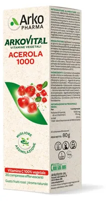 Produktbild von ARKOVITAL ACEROLA 1000, Brausetabletten, 20 Stück