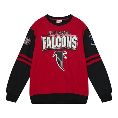 Produktbild von Mitchell & Ness Fleece Pullover PATCHES Atlanta Falcons - L