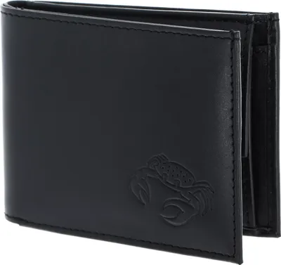 Produktbild von oxmox Leder Geldbörse Leather RFID Protect Pocketbörse Crab 2.0 Embossed Black schwarz