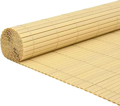 Produktbild von Gartenzaun Doppelseitig Gelb 1,8x5 m PVC