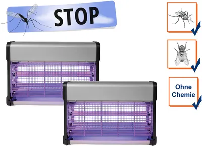 Produktbild von Insektenschutzset UV Lampen, Elektrolampen gegen Schnaken Fliegen, Mückenabwehr