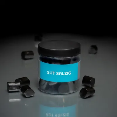 Produktbild von MEENK Gut Salzig, Salziges Weiches Lakritz in Dose, 180g