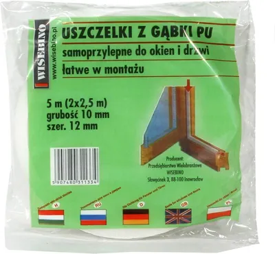 Image de Joint d'étanchéité en mousse, 10 x 10 Mm, 5 M - Usz PU3