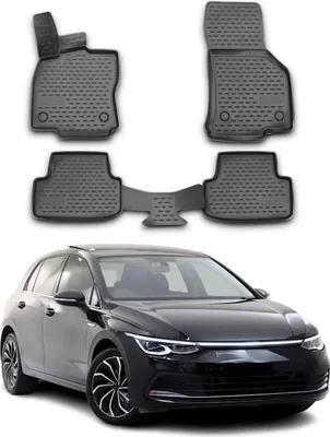 Immagine prodotto di 2019-2025 VW Golf tappetini TPE nero 4 pz