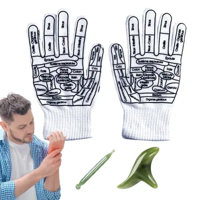 Productafbeelding van Reflexzonesokken en Handmassagehandschoen Set