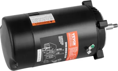 Produktbild von 0,75 PS Poolpumpenmotor 115/230 V 8/4 Ampere 56 J 3450 U/min 80 μF/250 V Kondensator