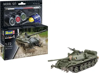 Produktbild von Revell Modellbausatz T-55AAM KMT-6 Mienenräumer