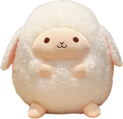 Image de Peluche mouton 'Aries' - 23 cm de peluche douce - Idée cadeau pour enfants, bébés et couples