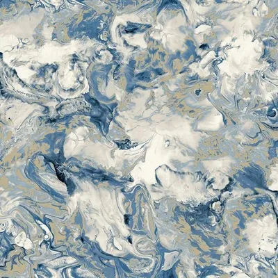 Imagen del producto de Muriva - "Elixir", papel tapiz con efecto mármol, modelo TC369 (talla única), color azul