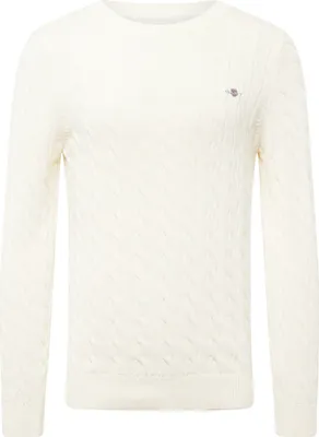 Image de Gant pull écru coton finement tricoté