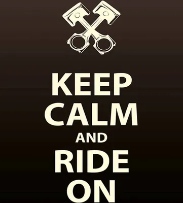 Produktbild von vianmo Holzschild 40x30 cm Keep Calm and Ride on