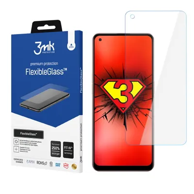 Produktbild von 3mk Display Hybridglas FlexibleGlass für Oppo A96 5G 0,3mm 7H