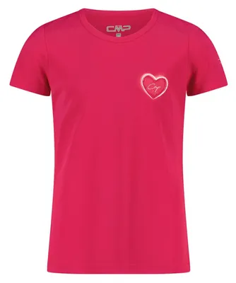 Immagine prodotto di Maglietta da ragazza CMP in piqué con tecnologia Dry-Function, rosa, taglia 110