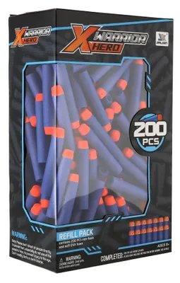Immagine prodotto di Cartucce di schiuma di ricambio per pistola, 200 pezzi in una confezione da 17x28x9 cm