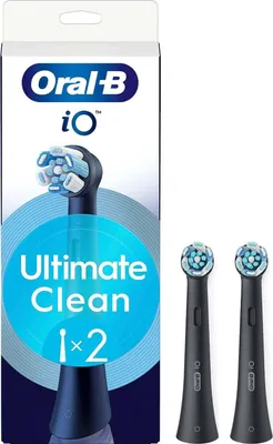 Immagine prodotto di Testine per spazzolino da denti, Ultimate Clean, nere, confezione da 2