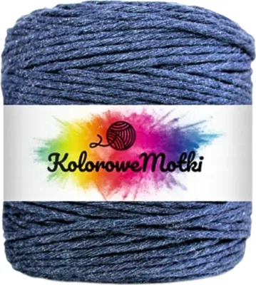 Produktbild von Makramee Garn Dunklelblau 3mm 100m | Naturliche Stark, Baumwollgarn, Baumwollschnur, Perfekt für Basteln