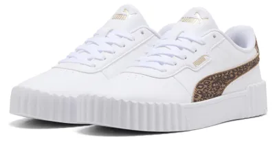 Produktbild von PUMA Damen Carina 3.0 Feline Sneakers 40.5, White Soft Taupe Brown