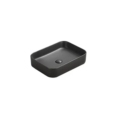 Image de Vena lavabo pour comptoir 50 x 37 cm, noir mat (22195085)