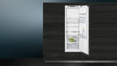Immagine prodotto di Siemens iQ500, frigorifero da incasso con vano congelatore, 158 x 56 cm, cerniera piatta con cassetto a chiusura morbida, KI72LADE0