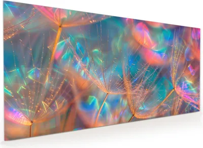 Produktbild von Küchenrückwand Spritzschutz Glas mit Motiv Schimmernde Natur 40 x 40 cm