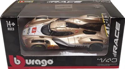 Produktbild von Bburago 18-60057P3 - Modellauto - Porsche 963 Team Jota Hertz #12 (Maßstab 1:43) Auto Spielzeugauto