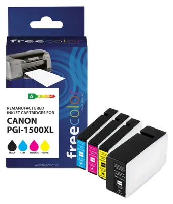 Produktbild von Freecolor Patrone Canon PGI-1500XL Multipack BK/C/M/Y remanufactured